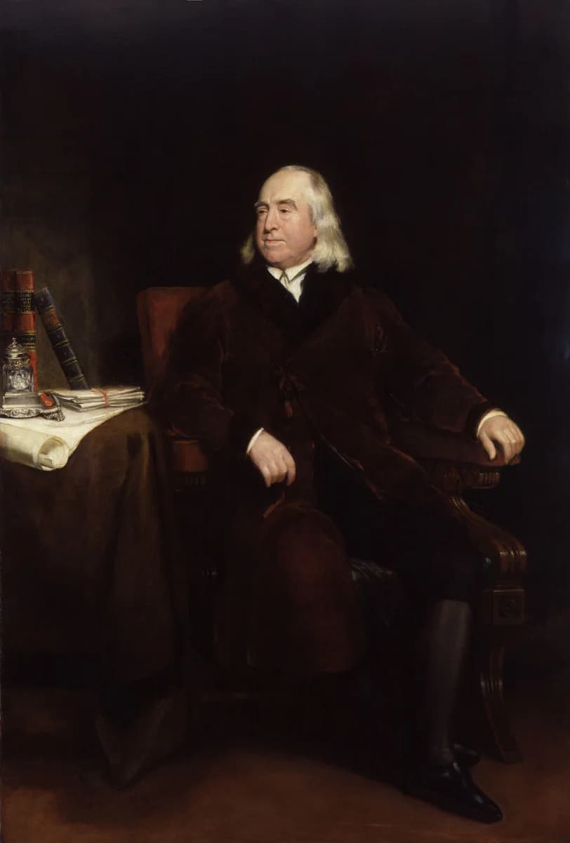 Portrait of Jeremy Bentham by Henry William Pickersgill
