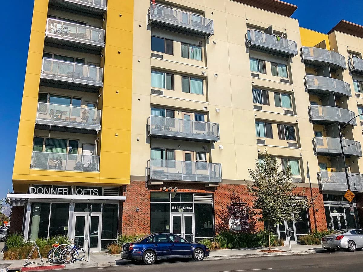 Donner Lofts affordable housing building in San Jose, California