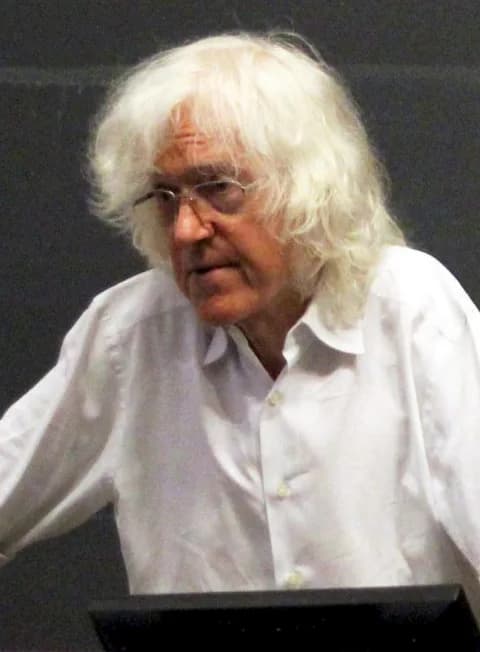 Photograph of Derek Parfit at Harvard, 2015